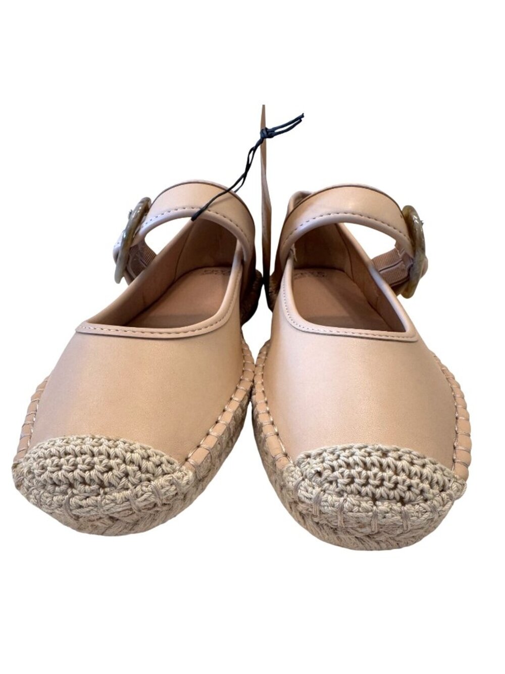 Frye & Co Jantani 9.5 Mary Jane Flat Shoes NWB Nude Beige - Picture 7 of 10